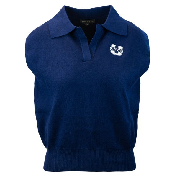 Women's U-State Sleeveless V-Neck Polo
